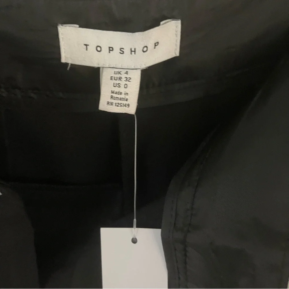NWT Topshop Black Pants Size 0